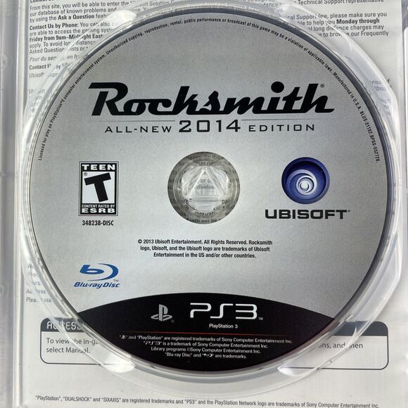Rocksmith 2014 Edition (No Cable Included) (Sony PlayStation 3, 2014) PS3 CIB - Picture 6 of 11